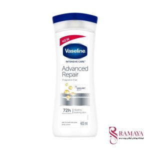 لوسیون بدن وازلین مدل Advanced Repair حجم 400 میلی لیتر