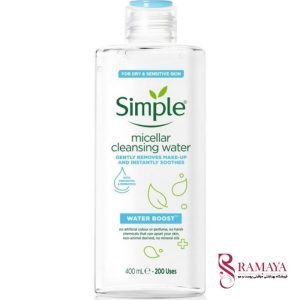 میسلار واتر آبرسان سیمپل مدل water boost حجم 400 میلی لیتر
