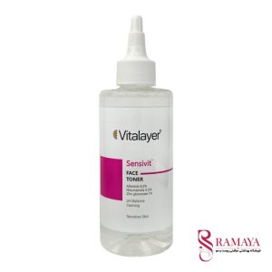تونر پاک‌ کننده صورت ویتالیر (Vitalayer) مدل سنسی ویت حجم 200 میلی‌لیتر