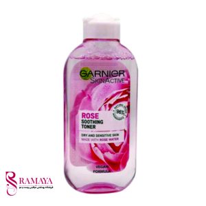 تونر پاک کننده صورت گارنیر مدل Rose Toner
