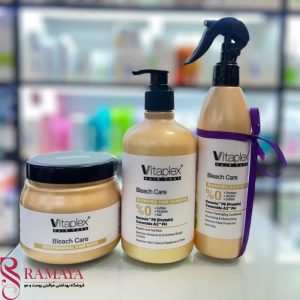 پک شامپو ماسک فری سولفات مناسب مو های دکلره شده (اسپری گره باز کن هدیه)